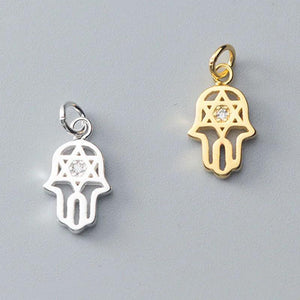 925 Silver Star Charms 12.5mm Dangle Pendants DIY Jewelry Making