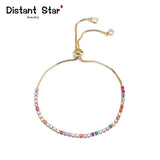 Colorful Zircon Devil's Eye Bracelet for Women