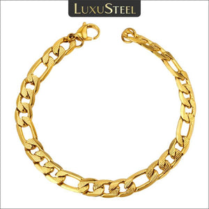 Punk Stainless Steel Chain Bracelet Unisex Jewelry