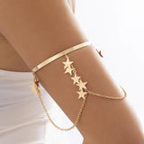 Punk Vintage Tassel Chain Bracelet Gothic Charm Bracelet Arm Hand Cuff Bangles