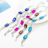 4 Rhinestone Crystal Silver Plated Bracelets for Women