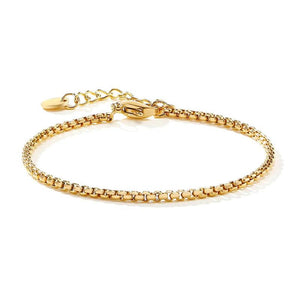 Stainless Steel Snake Chain Bracelet Adjustable