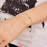 Bulk Stainless Steel Bracelet Jewelry Women Boho Bangle Heart Ring