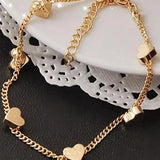 Bulk Stainless Steel Bracelet Jewelry Women Boho Bangle Heart Ring