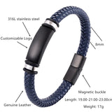 Stainless Steel Bracelet Magnetic Therapy Bangle Health Care Gift