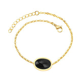 20cm+3cm Extender Link Chain Bracelets Female Gift Blue/Red/Light Pink/Black Sto