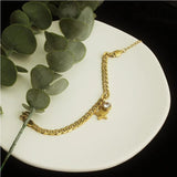 316L Stainless Steel 2 Layer Star Smiley Bracelet