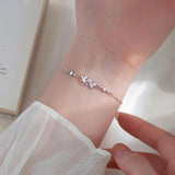 Crystal Butterfly Charm Bracelet Women Party Wedding Jewelry