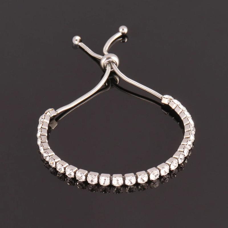 Adjustable Zircon Tennis Bracelet for Women