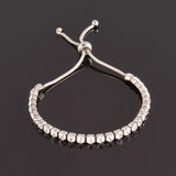 Adjustable Zircon Tennis Bracelet for Women