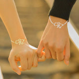 Stainless Steel Ukraine Map Bracelet Silver Hand Chain Jewelry