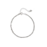 Silver Twisted Woven Bracelet For Women Unique Jewelry Gift