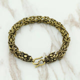 Copper Dragon Head Bracelets Hip-Hop Jewelry Wristbands for Men Women