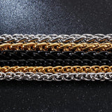 Retro HipHop Style Stainless Steel Bracelet Tricolor