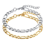 Figaron Chain Bracelet, 7mm Stainless Steel Link
