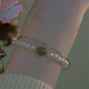 Crystal Bead Pearl Charm Bracelet for Women Girl Accessories