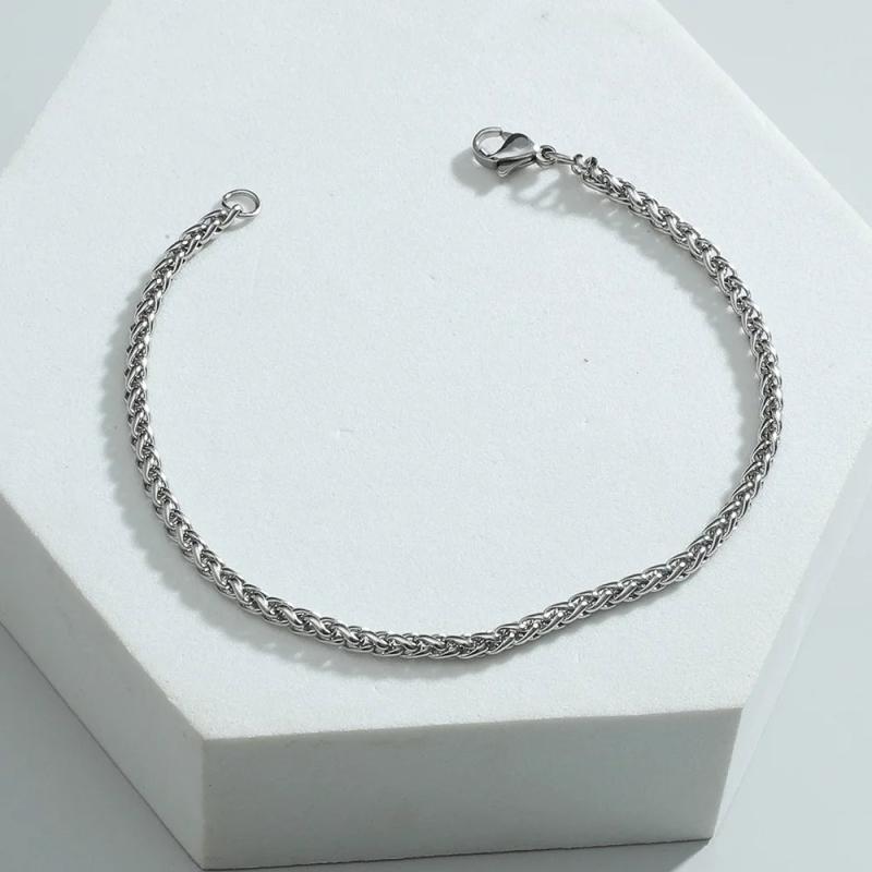 Stainless Steel Couple Bracelets Chain Bracelet Homme