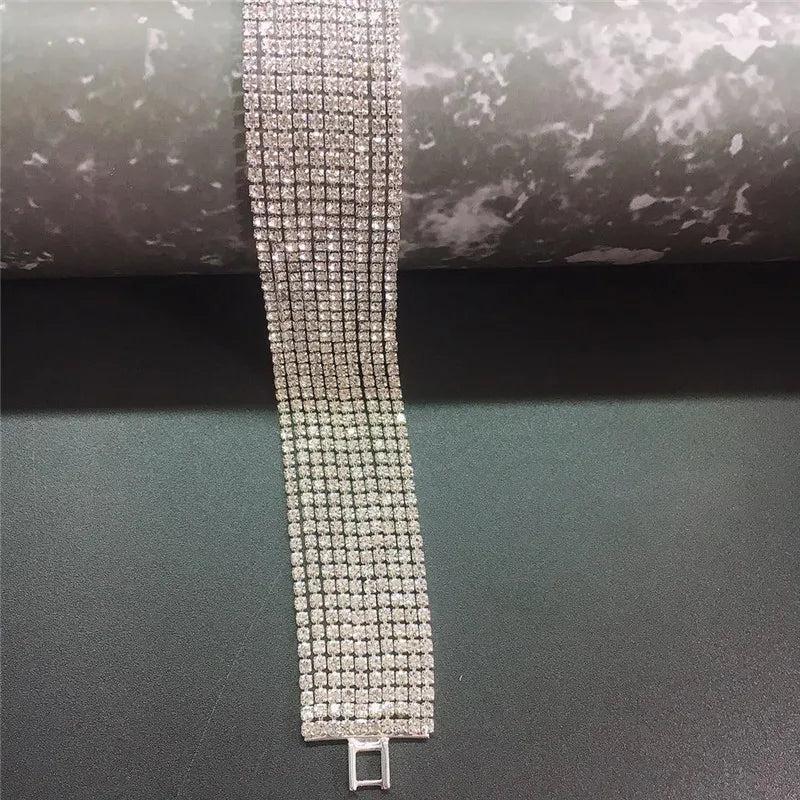 Rhinestone Bracelet Crystal Women's Necklace Accessories