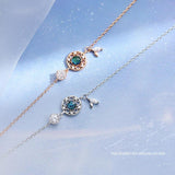 Silver Charm Dream Catcher Bracelet for Women - Adjustable Bangle