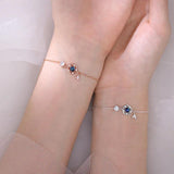 Silver Charm Dream Catcher Bracelet for Women - Adjustable Bangle