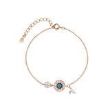 Silver Charm Dream Catcher Bracelet for Women - Adjustable Bangle