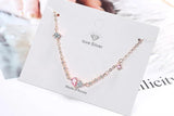 Silver Plated Star Dolphin Fish Cat Bead Bracelet Bangle Women Cuff