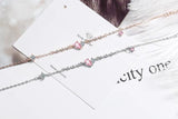 Silver Plated Star Dolphin Fish Cat Bead Bracelet Bangle Women Cuff