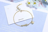 Silver Plated Star Dolphin Fish Cat Bead Bracelet Bangle Women Cuff