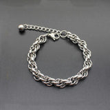 Titanium Steel Bracelet Stainless Steel Bracelet Men Women Jewelry Gift Hot