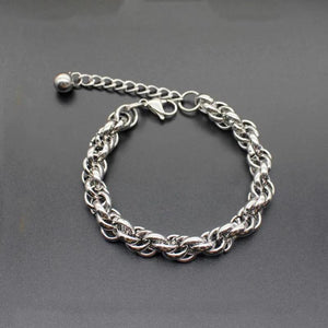 Titanium Steel Bracelet Stainless Steel Bracelet Men Women Jewelry Gift Hot