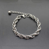 Titanium Steel Bracelet Stainless Steel Bracelet Men Women Jewelry Gift Hot