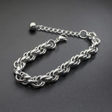 Titanium Steel Bracelet Stainless Steel Bracelet Men Women Jewelry Gift Hot