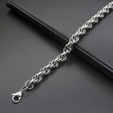 Titanium Steel Bracelet Stainless Steel Bracelet Men Women Jewelry Gift Hot