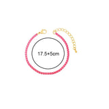 Y2K Colorful Plated Wristband Bracelet Boho Matte Dripping Oil Cuff Bangle