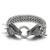 Men's Stainless Steel Double Faucet Bracelet