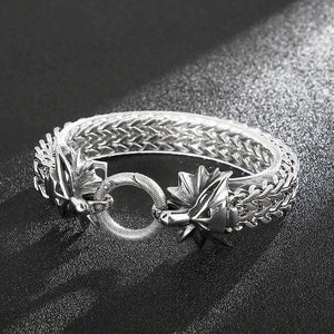 Men's Stainless Steel Double Faucet Bracelet