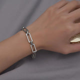 Stainless Steel Women's Bracelet Stitching Chain Charming Party Jewelry