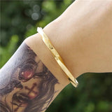 Steel Bracelet Titanium Opening Twisted Bracelet Men Women Couple Bracelets