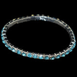 Colorful Rhinestone Stretch Bracelets for Women Bling Girl Gift Wedding Jewelry