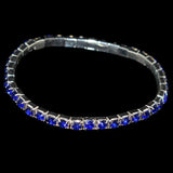 Colorful Rhinestone Stretch Bracelets for Women Bling Girl Gift Wedding Jewelry