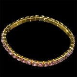 Colorful Rhinestone Stretch Bracelets for Women Bling Girl Gift Wedding Jewelry