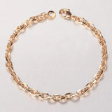 Rose Cable Chain Bracelet 585 for Women