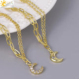 CSJA Stainless Steel Bracelets Double-layer Bracelet with Love Heart Pendant