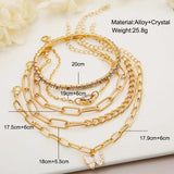 Evil Eye Butterfly Chain Bracelet Vintage Jewelry