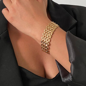 Exaggerated Cuban Chunky Chain Bracelet for Women