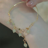 Long Chain Round Bead Charm Bracelet for Women - Party Jewelry Gift