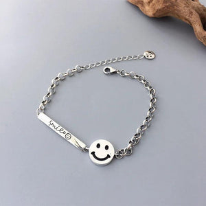 Luck Star Smiling Face Bracelet for Women Vintage Fine Jewelry
