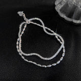 Sparkling Light Bangle for Women Adjustable Chains Charm Bracelet