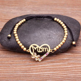 Adjustable Crystal Zircon Charm Bracelet for Women