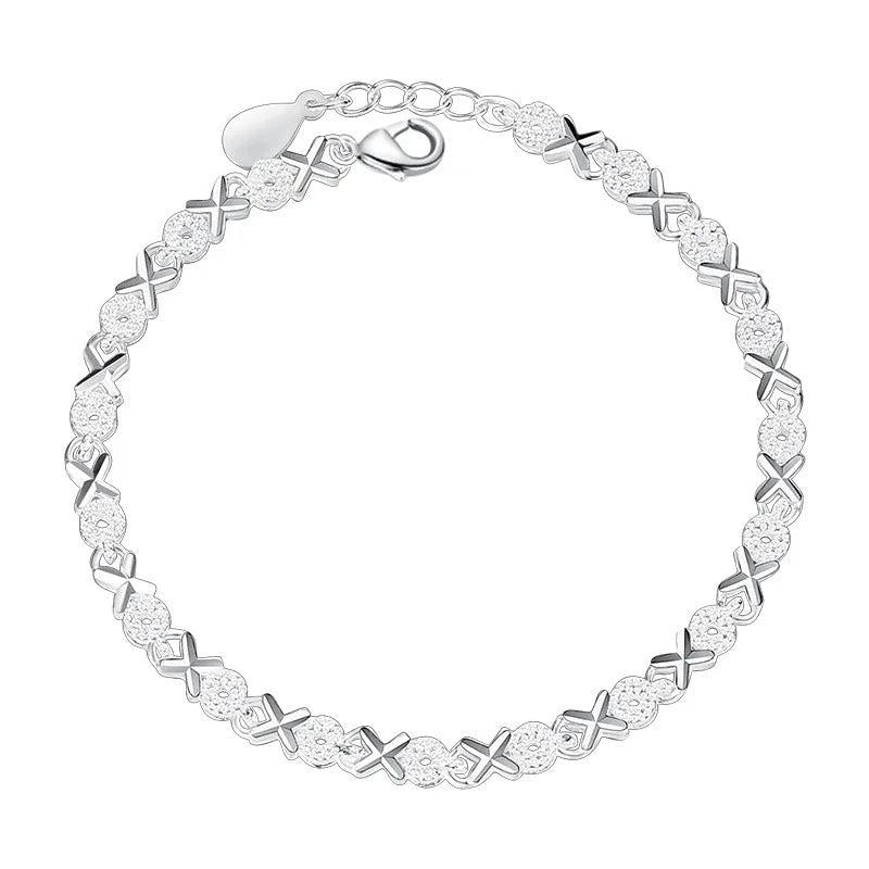 Creative OX Shape Silver Bracelet for Women